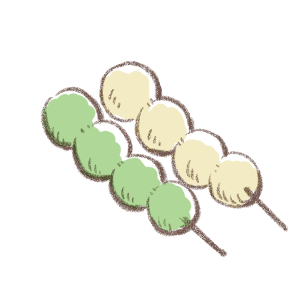 茶団子・きなこ団子